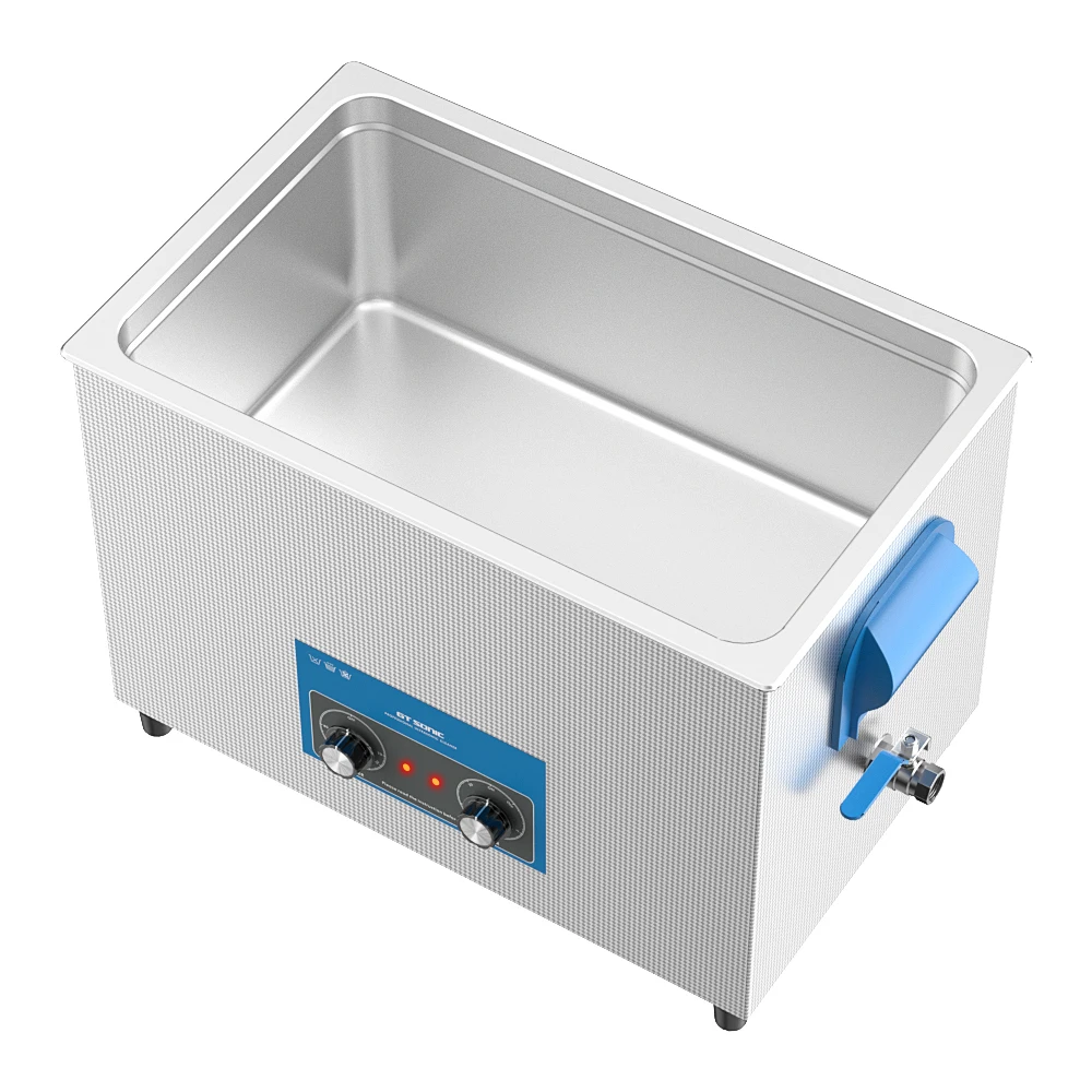 GTSONIC Ultrasonic Cleaner Bath 3L 4L 6L 9L 13L 20L 27L 100W-500W with Heater Timer Mechanical Controller Stainless Basket