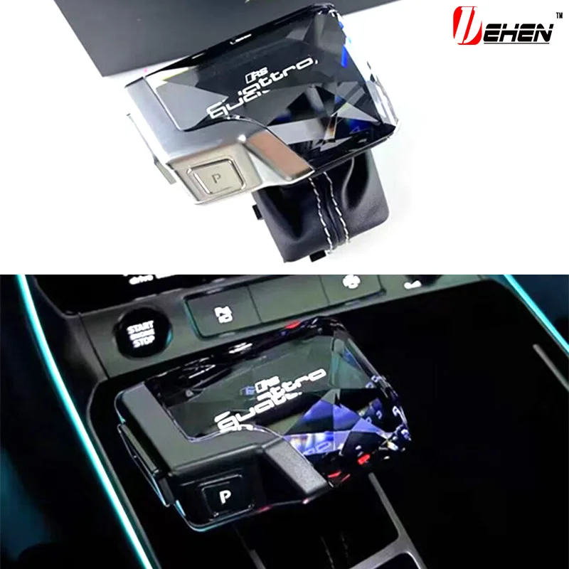 

Suitable for Audi crystal gear handle A4A5 A6 A7 A8 Q5L Q8 old Q7 RS4 RS5 RS6 gear head
