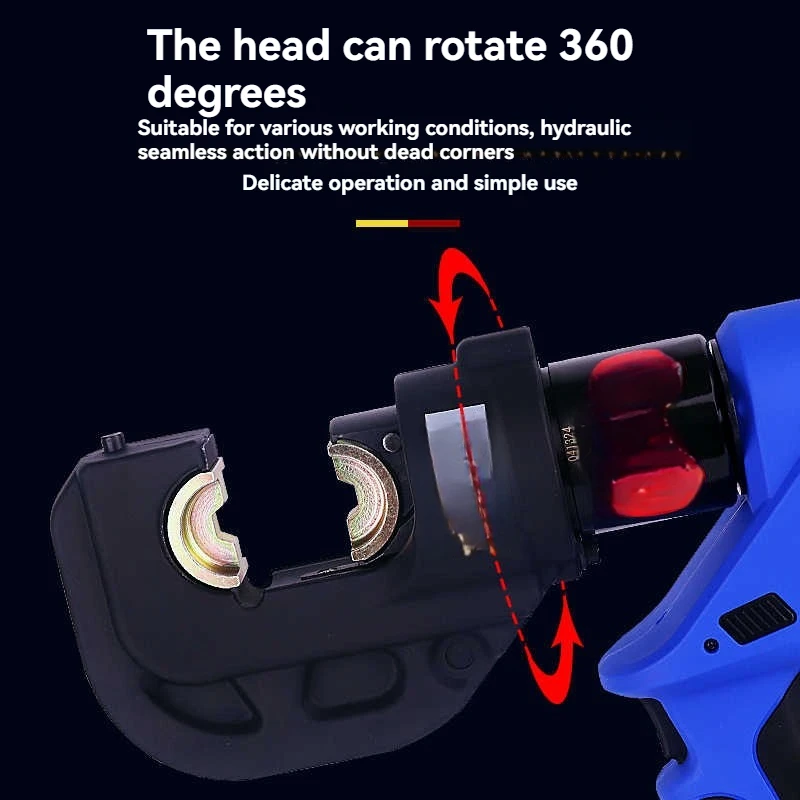 油圧ペンチ電気充電式専門ケーブル圧着工具電気技師用クイック圧着工具