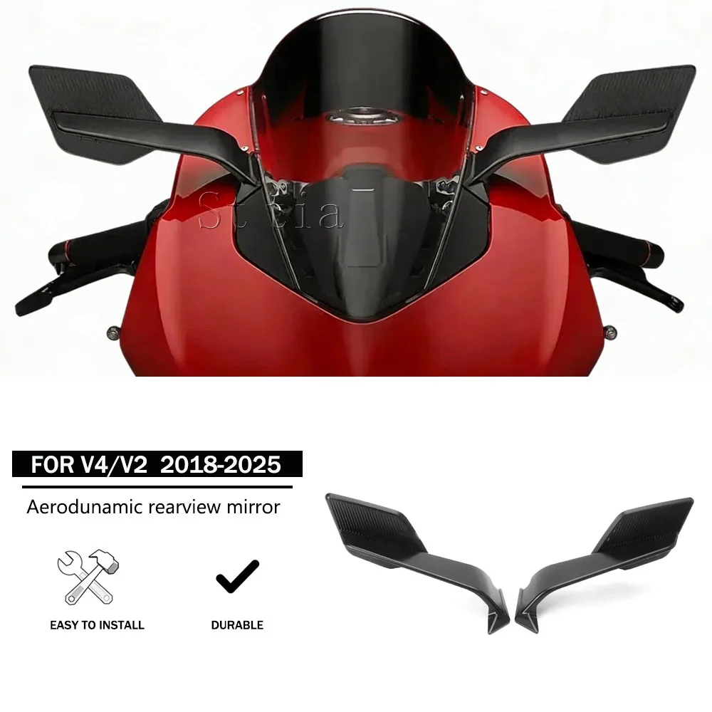 Panigale V2 2021-2024 New Adjustable Motorcycle Accessories Wind Wing Side Rearview Mirrors For Ducati Panigale V4 2018-2025