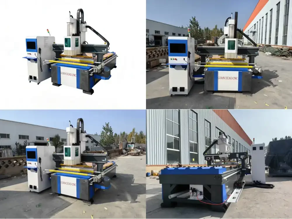 1325 2130 ATC Cnc Nesting Router Machine for Metal Aluminum Engraving with Auto Tool Magazines Wooden Door Cabinet Making