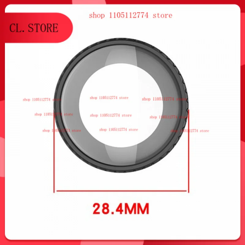 Para DJI OSMO NANO Protector de lente de cámara cubierta de vidrio curvo