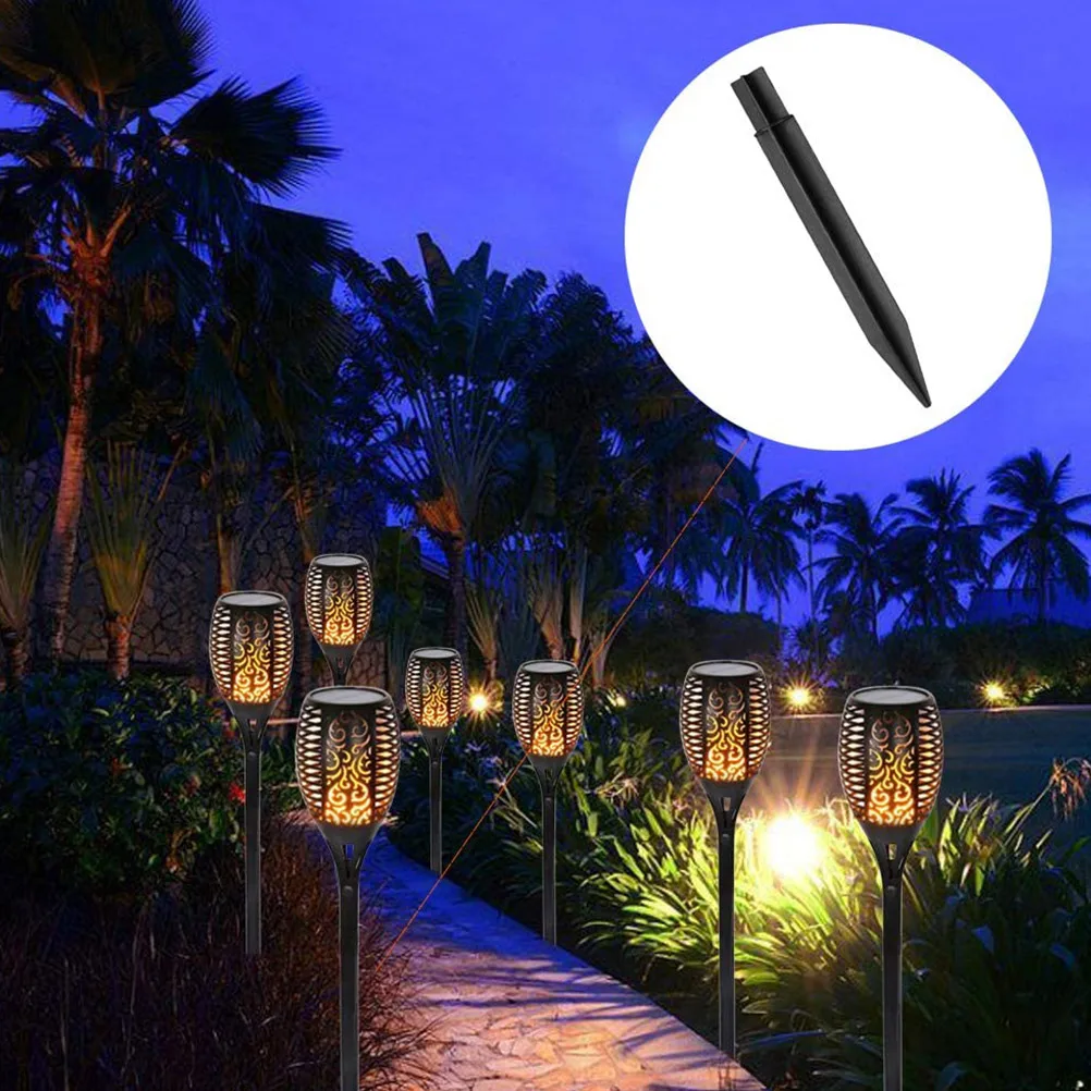 

10pcs Plastic Ground Stakes Replacement Stakes for Solar Lights Lawn Garden Yard Wind Resistant Durable Easy Install Outdoor