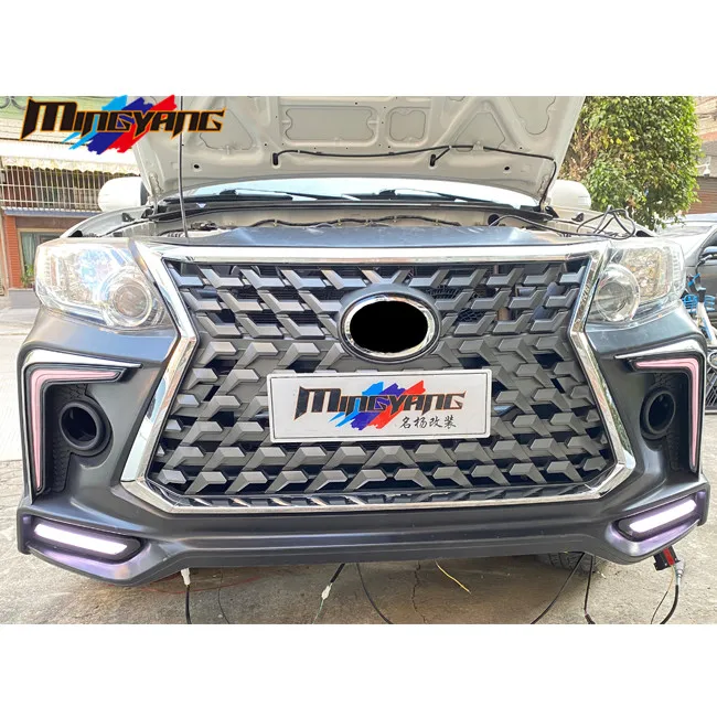 

Modification High Quality GX Design pp Plastics Bodykit Front Bumper Facelifts for Fortuner 2014 Body Kit