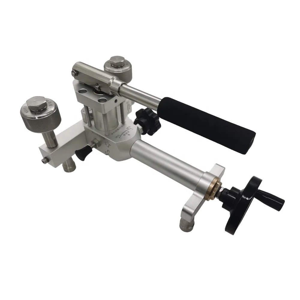 Pompa a vuoto portatile da 60 bar Pompa a pressione pneumatica con comparatore per test ad alta pressione