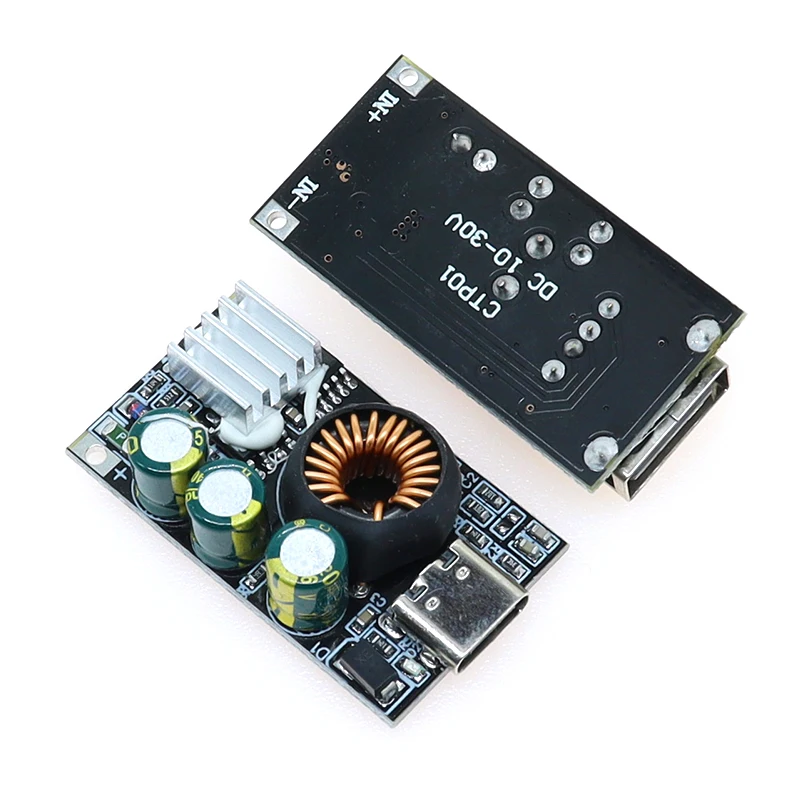 1/5/10Pcs Stlxy DIY Modified Fast Power Board DC5-32V Wide Input 24W QC3.0 MTK Support Mobile Quick Charge Module
