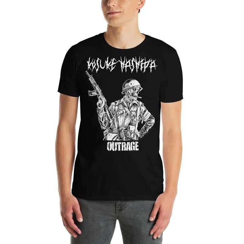 Футболка KOSUKE HASHIDA Outrage NEW Brutal Truth Pig Destroyer Nasum Wormrot Футболка KOSUKE HASHIDA Outrage NEW Brutal Truth Pig Destroyer Nasum Wormrot