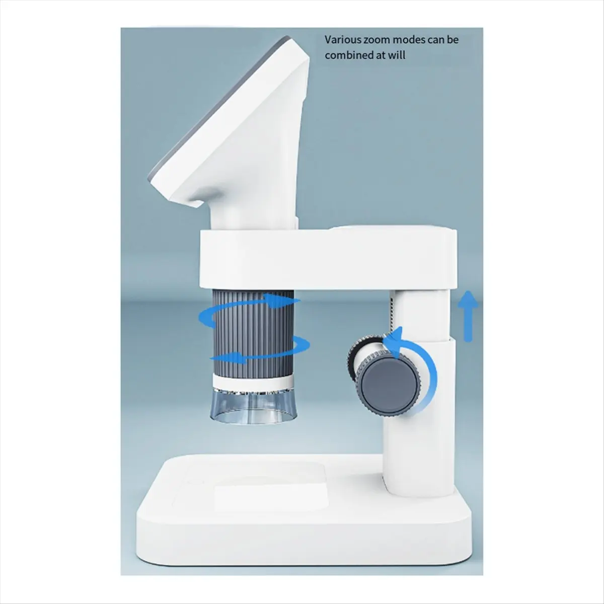 Lovely！ Electron Microscope 4.5 Inch IPS Screen Portable HD Mobile Phone Repair Manual Focus 1080P Magnification 1000X
