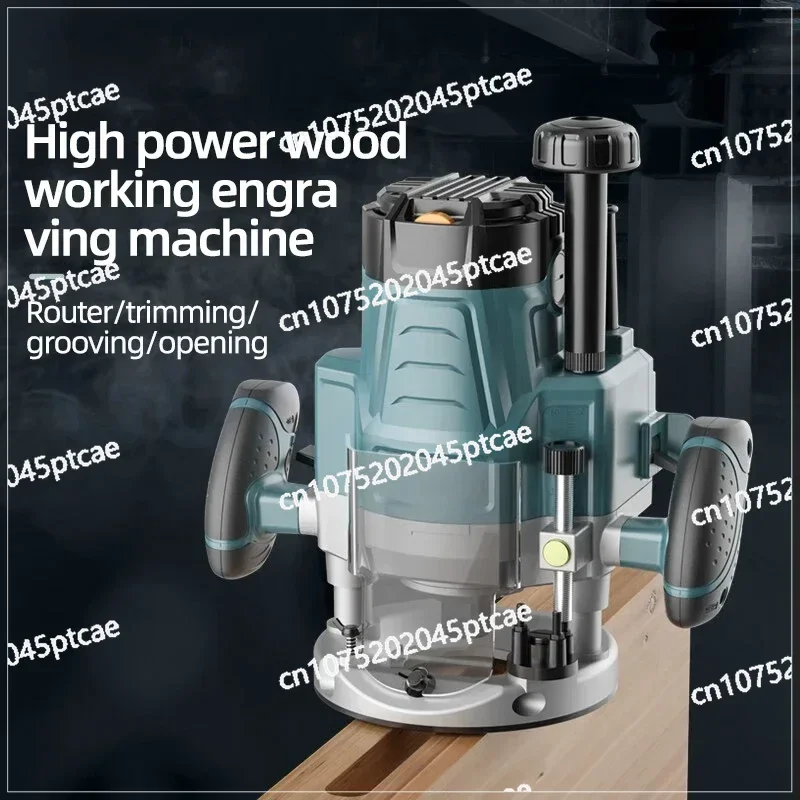 Electric Trimmer Router Wood Milling Machine 220V Wood Routers Bakelite Machines Speed Adjustable  Keyhole Tenoning Tool 2000W