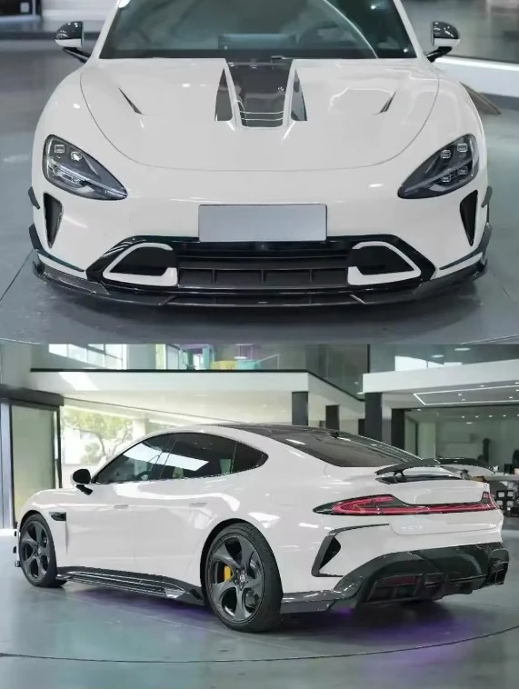 Chinese Car Upgrde Thunder God Carbon Fiber Body Kit With Hood Front Lip Rear Diffuser Spoiler for SU7 Hot Sale Body Kit