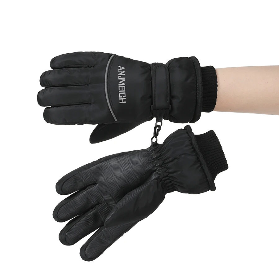 Guanti da sci caldi invernali professionali da uomo E da donna, guanti da neve caldi, guanti da moto impermeabili, touch screen Smile 506