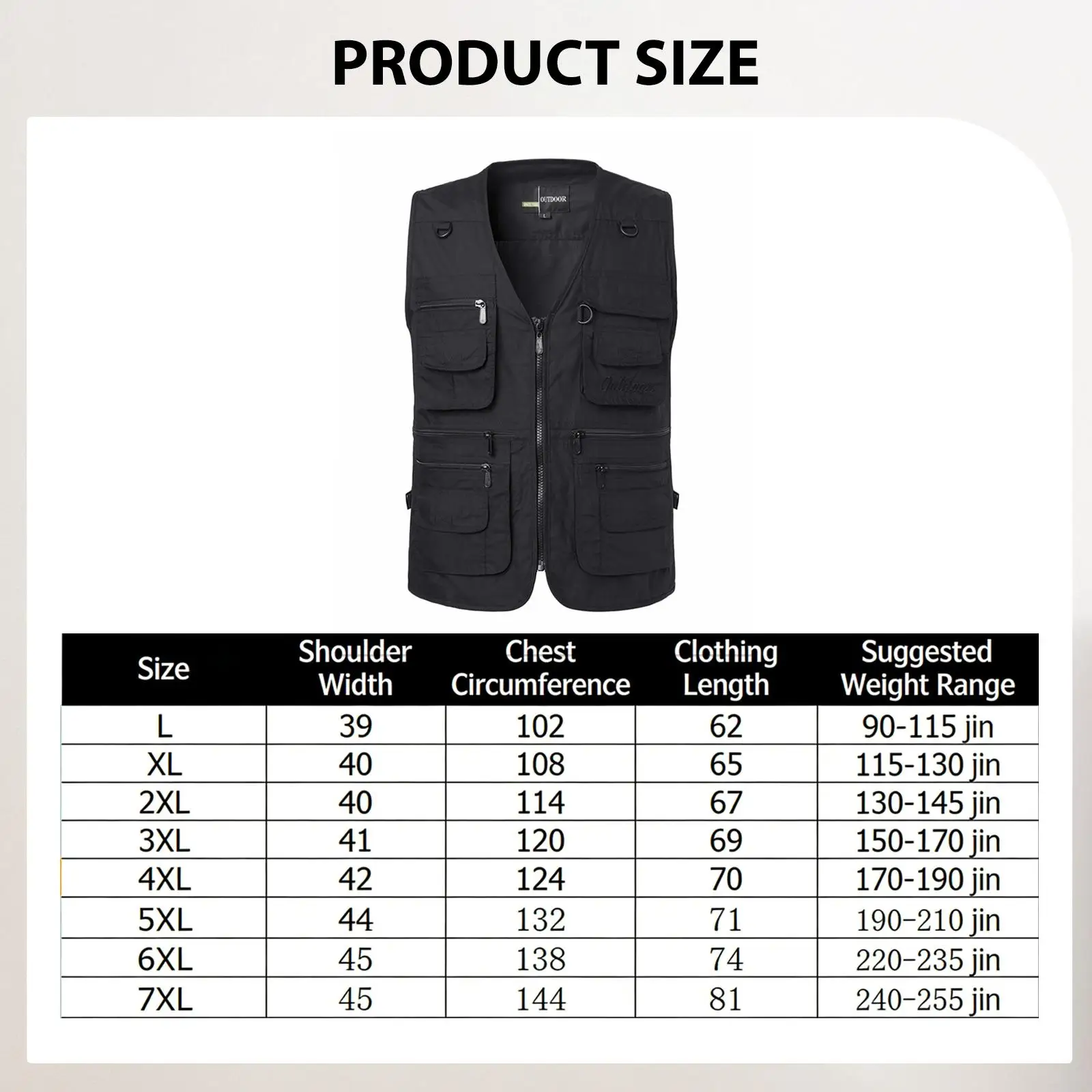 Mesh Fly Fishing Vest Adjustable Utility Work Vest Multi-pocket Outdoor Jacket for Hiking and Water Sports view 2