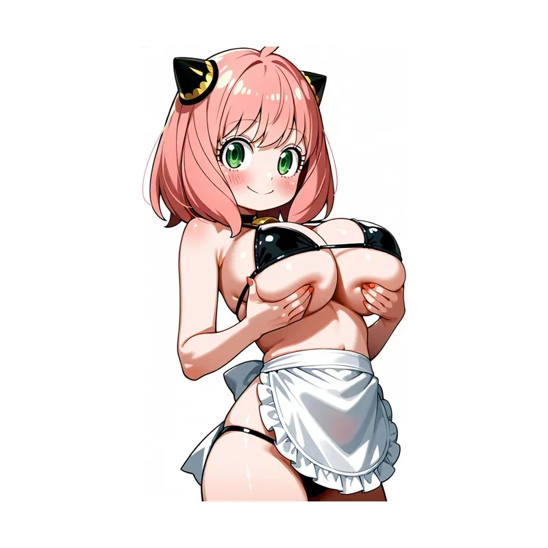 

EARLFAMILY Kawaii Anime Loli Car Sticker Funny Bikini Aniya Maid Waterproof Decal Creative Laptop Surfboard Car Door Protector