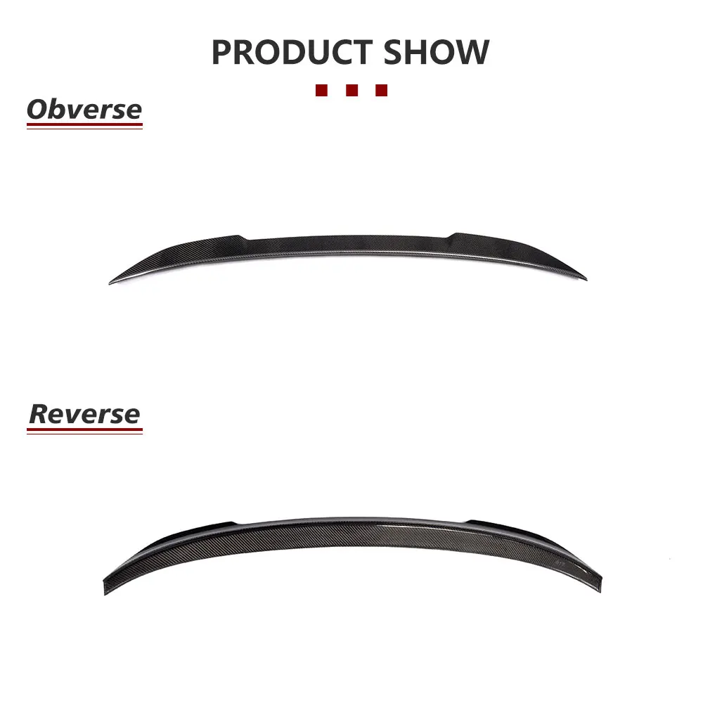 Car Rear Trunk Racing Spoiler Wing for BMW 3 Series G20 G80 M3 320i 330i 2019-2024 Rear Wing Spoiler Lip Carbon Fiber