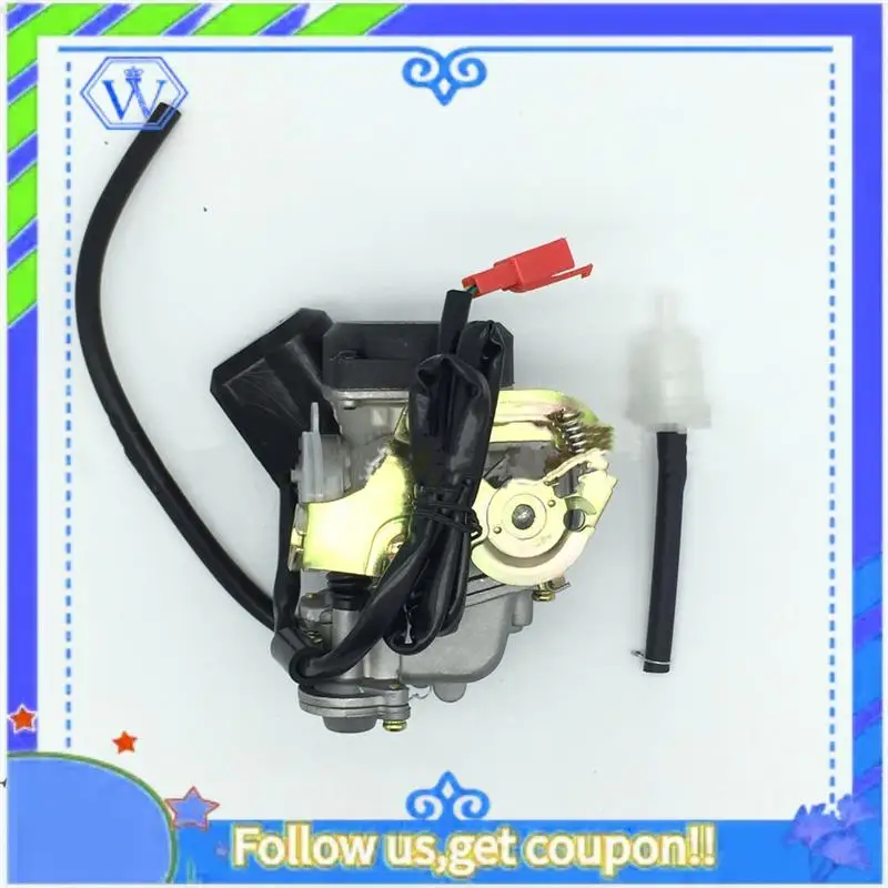 

M46K-49Cc Scooter Carburetor GY6 Four Stroke With Jet Upgrades Carburetor For GY6 49Cc 50Cc 4 Stroke Motorcycle
