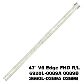 Tira retroiluminação LED 64LED para 47 