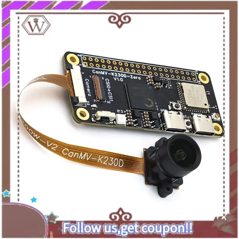 ABBG-Canmv K230D ZERO Development Board Machine Vision Recognition Camera2093 AI RISC-V Motherboard Artificial Intelligence B