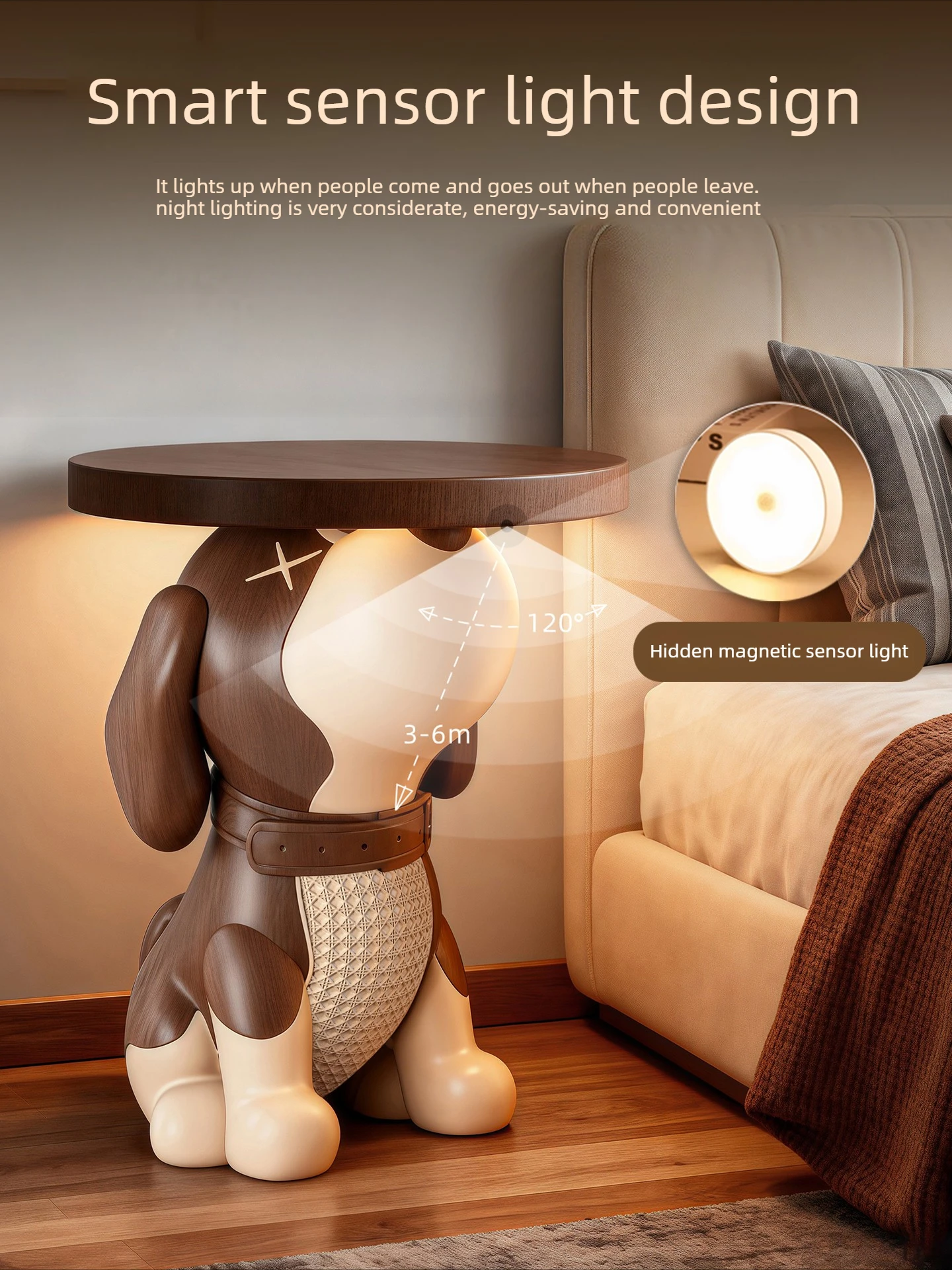 Home Decoration Accessories Living Room Decoration Figurine Beagle Dog Side Table Coffee Table Nightstand Декор Для Дома