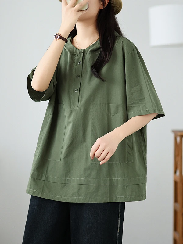 Faionable Color Kapuzenpullover, lässiges Design, Sommer, Neuankömmling, irt-T-Shirt für Damen, bequem, Pendeln, Sle Lo...