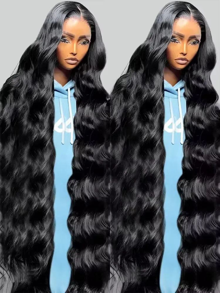 Body Wave 13x4 Lace Frontal Wigs Human Hair 30 36 38inch 13x6 Lace Front 100% Human Hair Wig 4x4 Lace Closure Wigs Pre Plucked