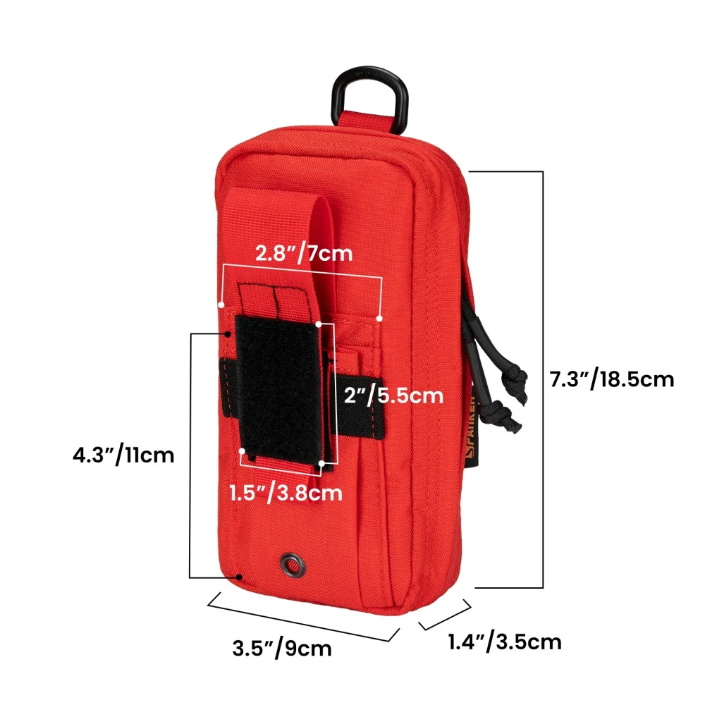 Nylon EDC Pouch Tactical Molle Pouch Outdoor Tool Bag Storage Pouch Molle Hunting Multifunctional Pouch Vest Accessories Bags