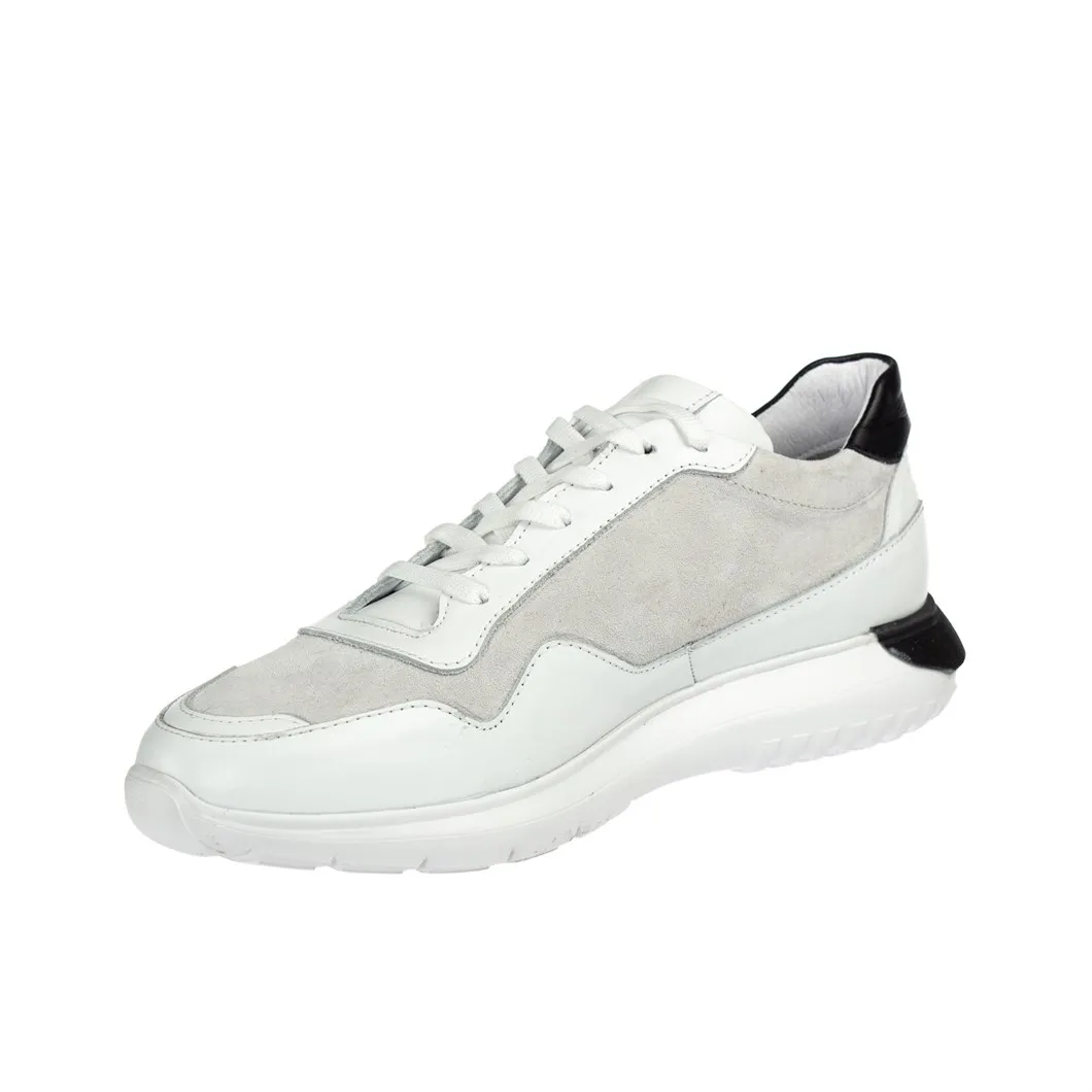 Sapatos de couro branco 064...