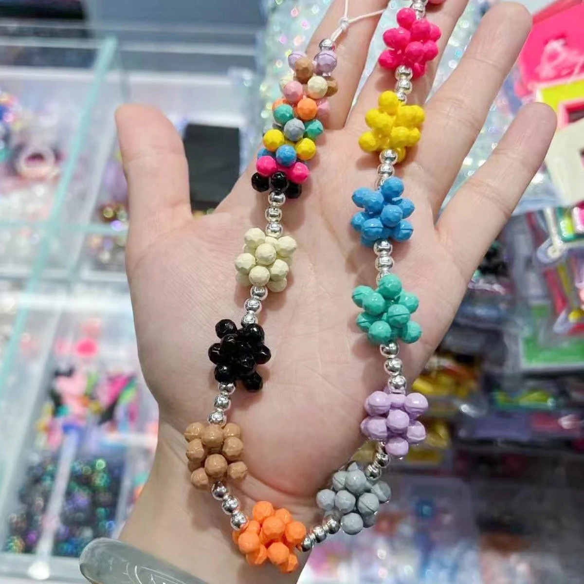 50pcs Mixed Acrylic Loose Spacer Charms Beads for Jewelry Making DIY Necklace Bracelet Earrings Handmade