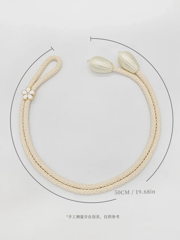 Curtain Strap with Adjustable Rope, Cortina de gaze, Decoração Acessórios