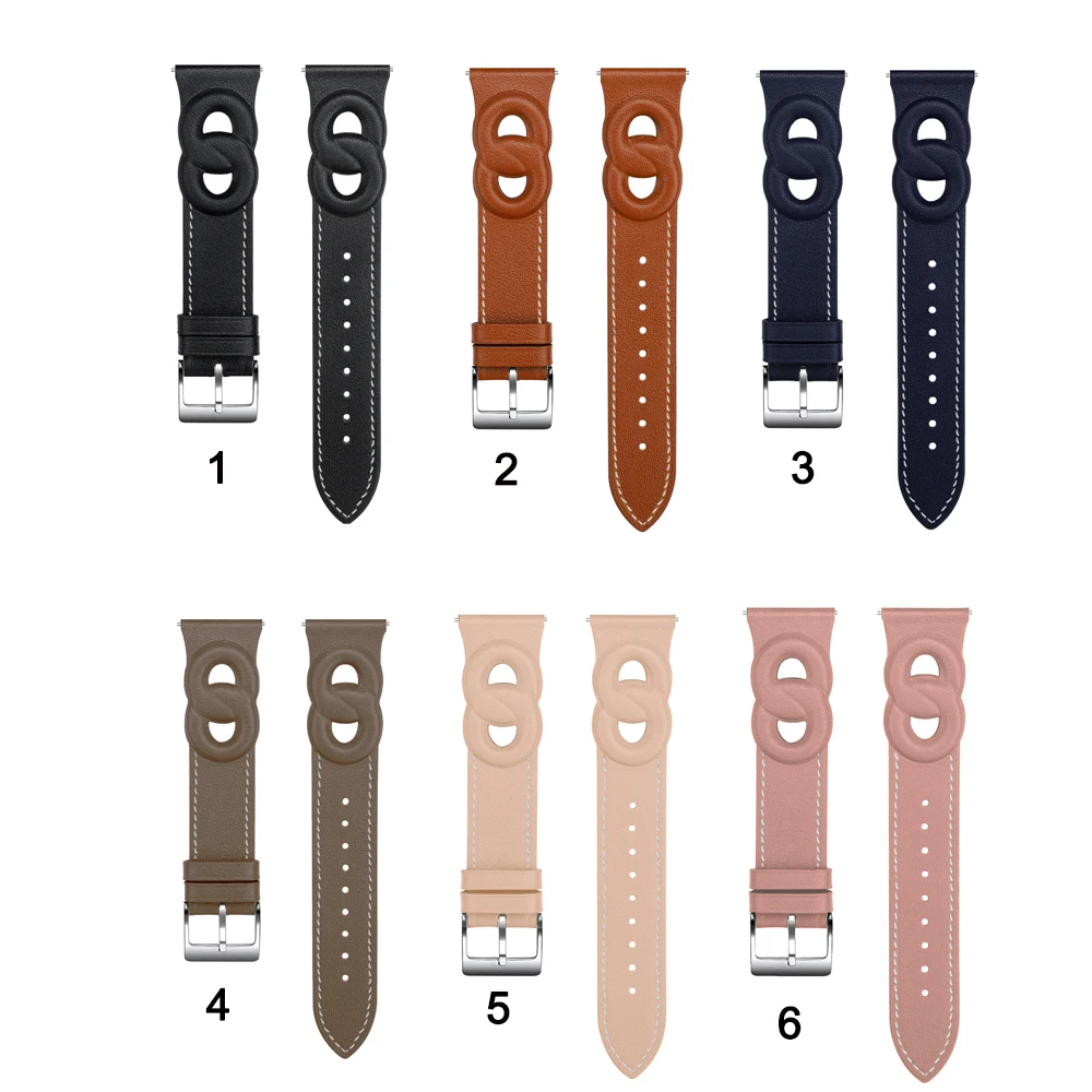 20 مللي متر 22 مللي متر حزام ساعة جلد طبيعي حزام ل هواوي ساعة GT GT2 42 مللي متر 46 مللي متر الذكية ساعة معصمه ل GT2e GT2 برو سوار