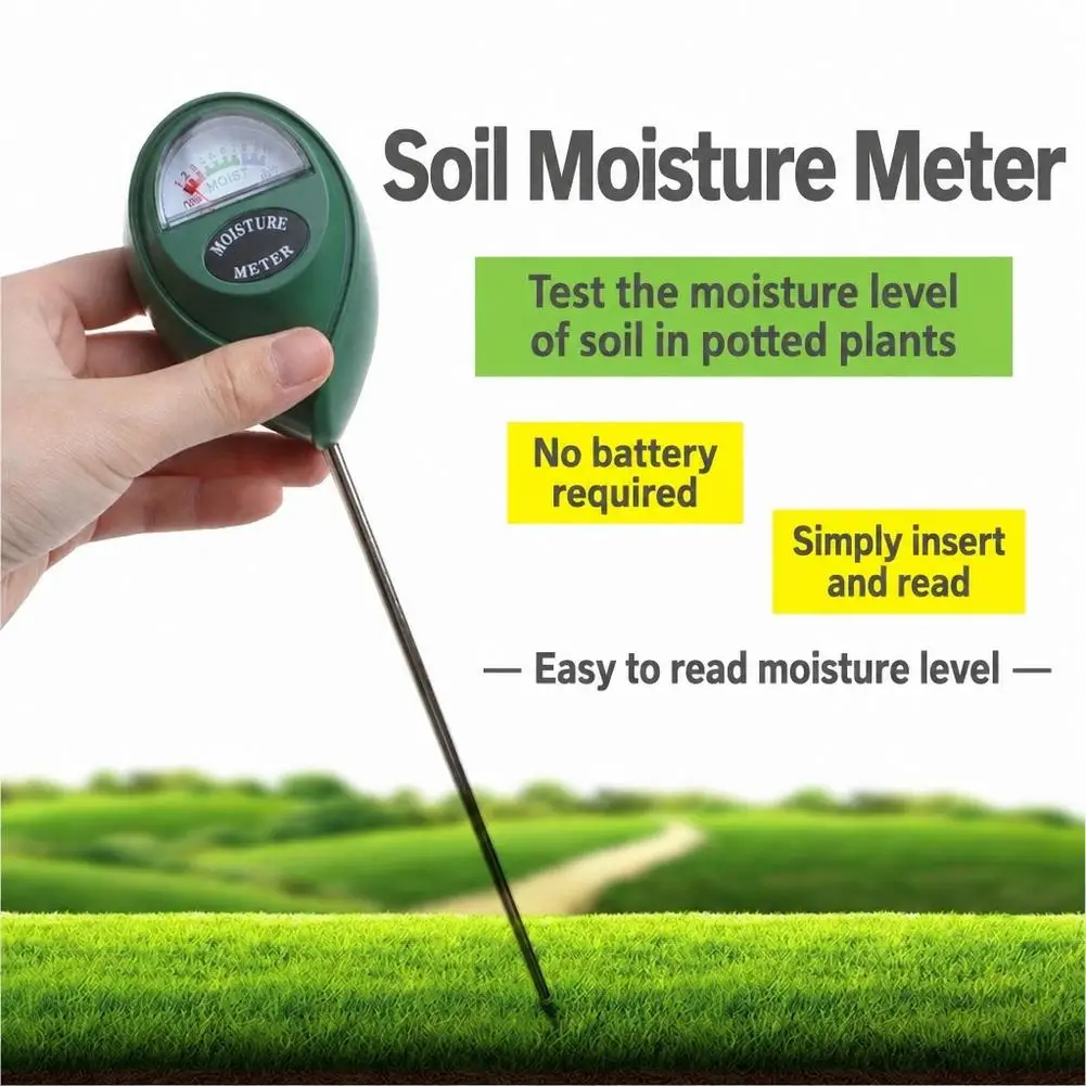 Soil Humidometer Home Gardening Measuring Tool Soil Moisture Meter Hygrometer Probe Watering Test Testing Instrument Garden Tool