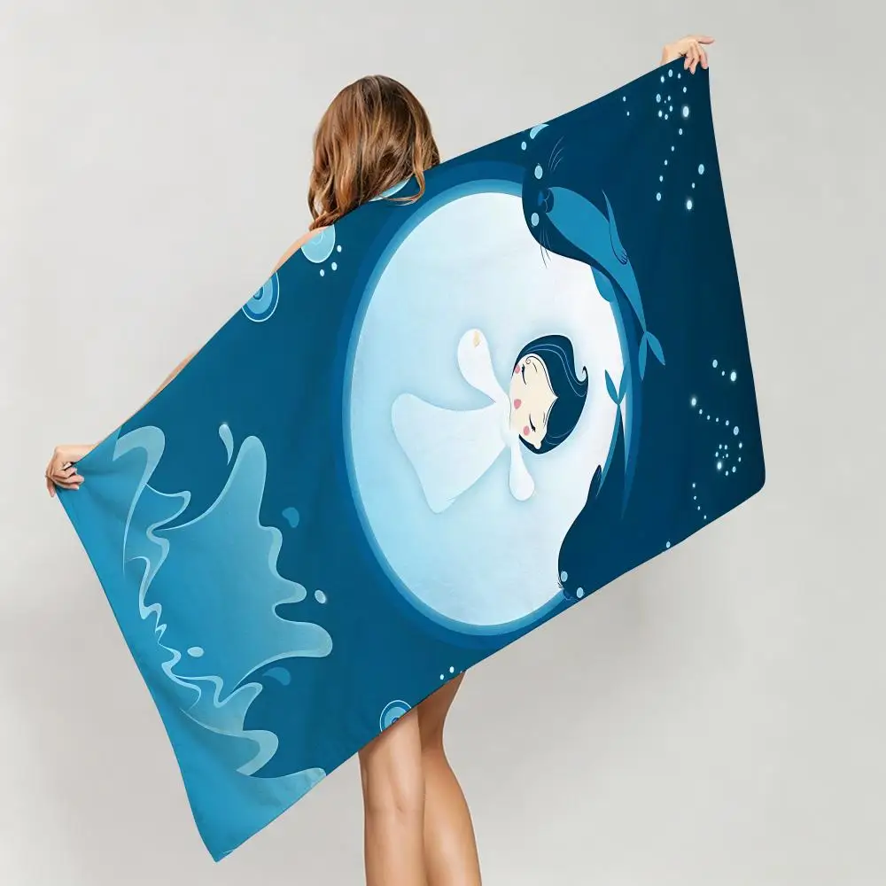 Beautiful-Song of the SeaS Towel Five-Star Hotel Quality Eco-Friendly Ultra Soft Thick Towels & Beach Towels