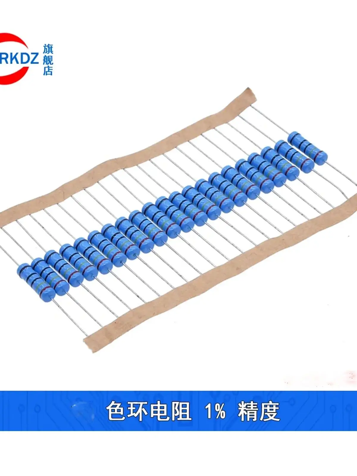 Resistência de resistor de filme metálico, DIY para Arduino, 1W, 0.1R 0.22R 0.33R 0.5R 47K 120K 10R 100R 100K 3.3R 33K 82R 68K 470K, 20 peças