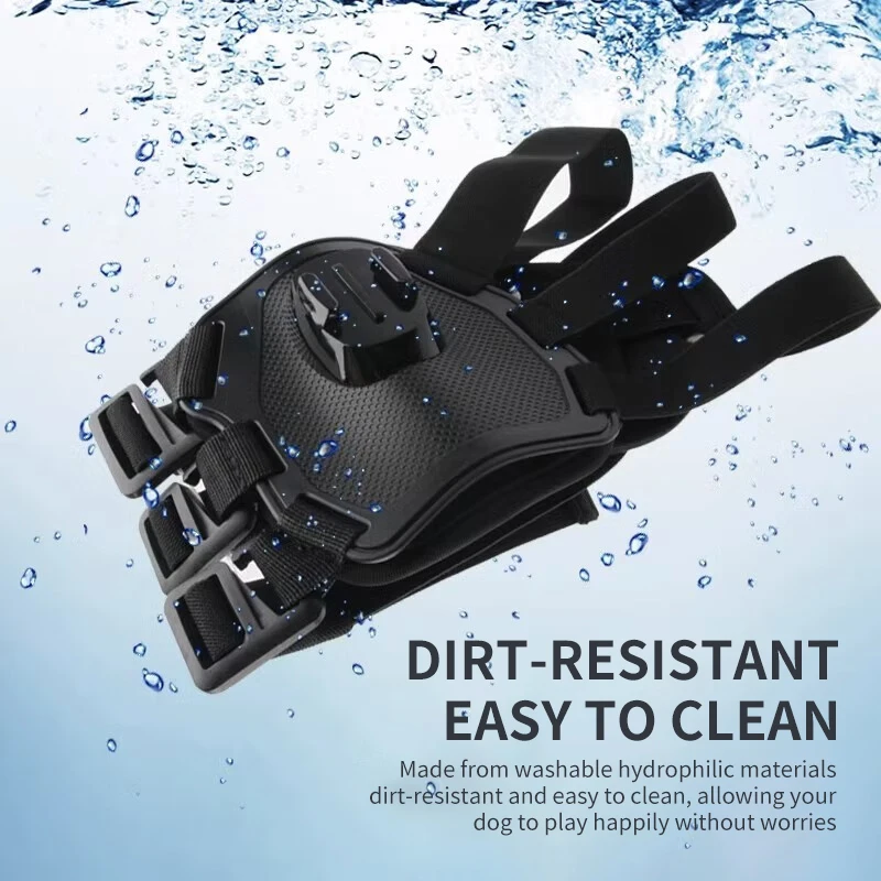 Pet Harness Mount for Gopro Hero DJI Action Insta 360 Go3 X2 X3 Back Dual-Camera Position View Mount Pet Perspective Strap Mount