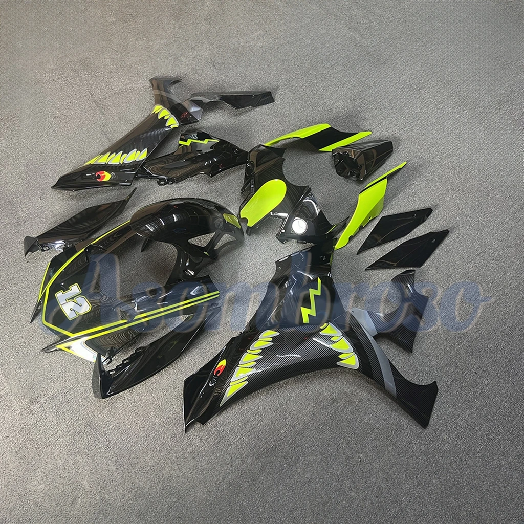 For Yamaha YZFR1 2020 2021 2022 2023 2024 2025 YZF-R1 Injection Fairing Kit | Shark Decal & Carbon Fiber