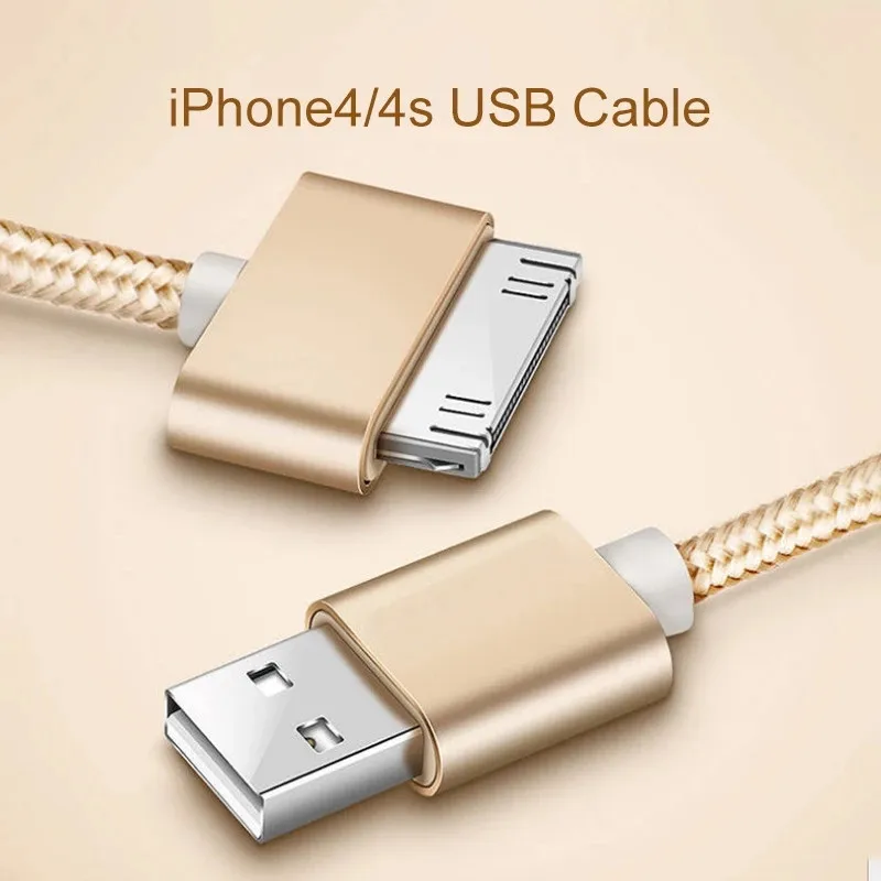 NNBILI Snel Opladen USB-oplaadkabel Voor for iPhone 4 4s 3GS 3G iPad 1 2 3 iPod Nano Touch 30Pin Data Cord LangeLijn