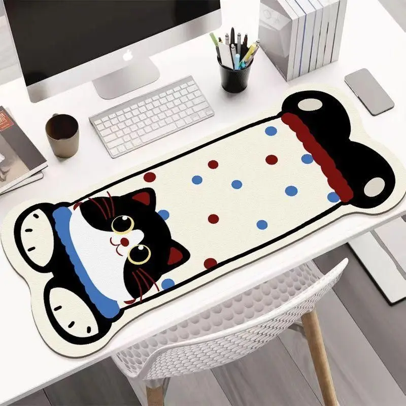 

Cartoon Chiikawa Large Mouse Pad Computer Keyboard Mouse Pads Hachiware Special Shape Mousepads Cute Cat Desktop Decorative Mat