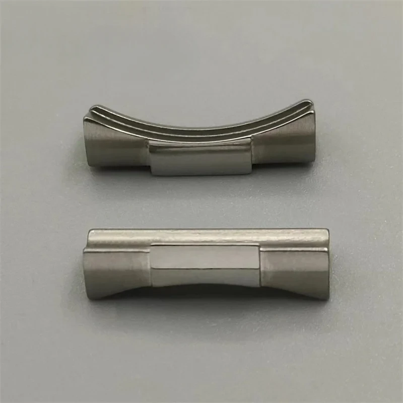 스테인레스 곡선 엔드 링크 엔드 링크, SUB 데이토나 다이빙 시계 밴드, 고무 가죽 스트랩, 원활한 연결, 20mm