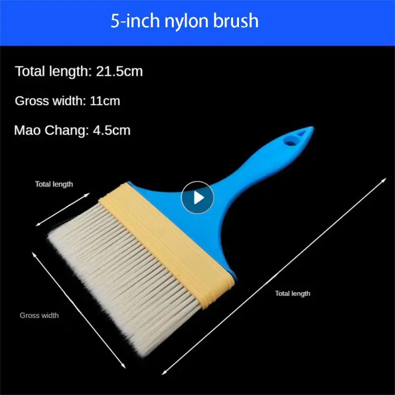 Nylon Brush One Piece More Durable Wide Range Of Applications Blue Cleaning Brush Flocking Process No Shedding Dragon Material