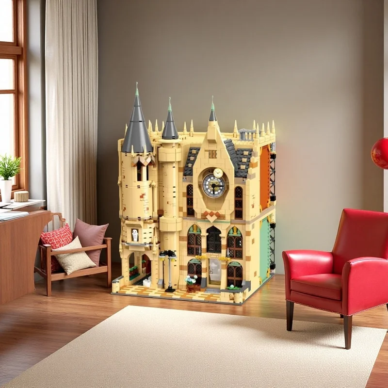 

1200+ PCS European-style Castle Building Blocks Toy, Classic and Exquisite, for Assembly and Collection, Holiday Gift (with Box)