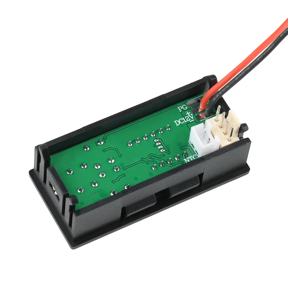 Controlador de velocidad de Control de temperatura del ventilador PWM de 4 cables 12V3A pantalla Digital velocidad de temperatura reducción de ruido del chasis