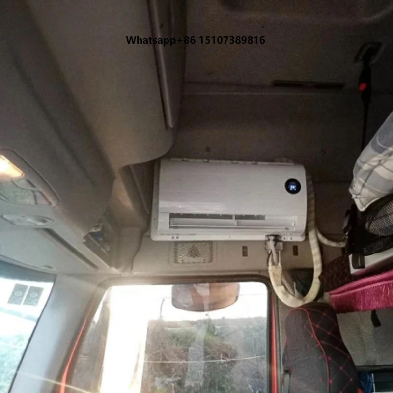 Universal 12V 24V Heavy/light Truck RVs Van Car Roof Top Electric Auto Split Air Parking Cooler Conditioner With Remote Control
