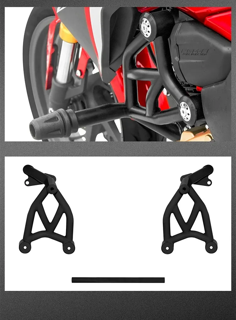 Race‑Style Anti‑Fall Bumper Crash Bar Aftermarket Parts Fit for Honda CB190R, CB190SS, CBF190R