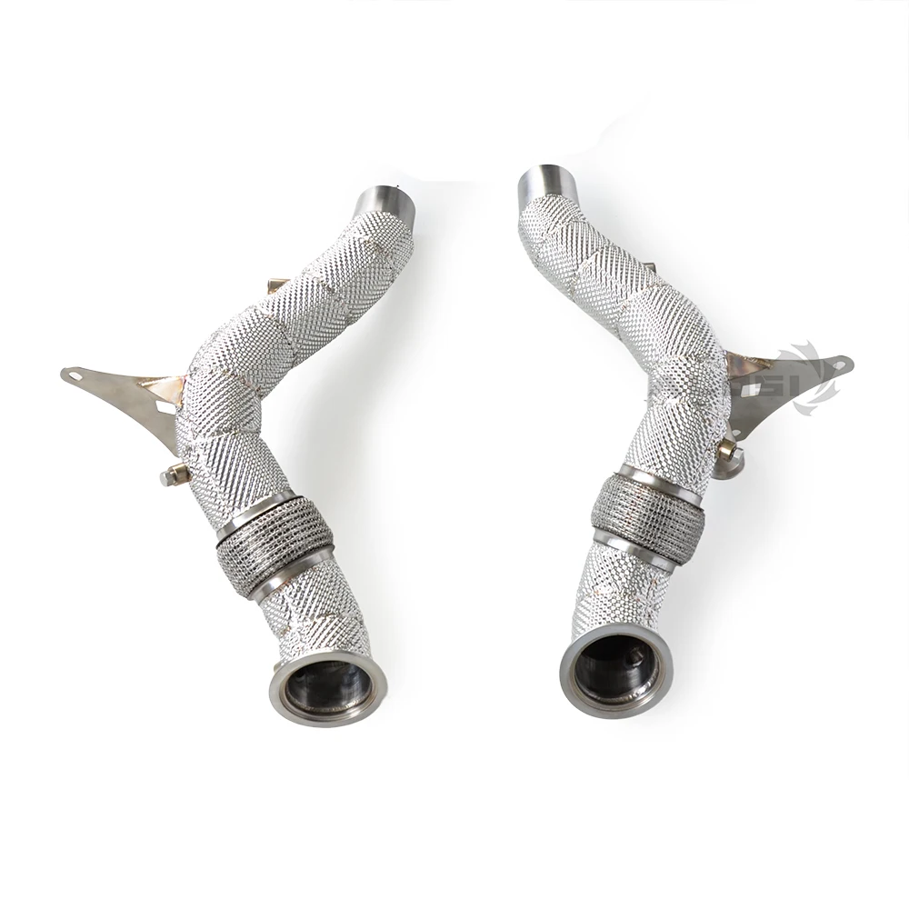 Фабричная оптовая продажа выхлопной трубы, гоночная труба с изоляцией для Ferrari F8 3.9T 2019-2024