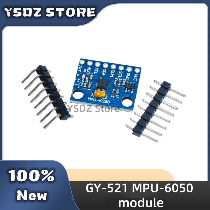 1~10PCS/LOT GY-521 MPU-6050 module Three-axis acceleration gyroscope 6DOF module in stock Fast Shipping