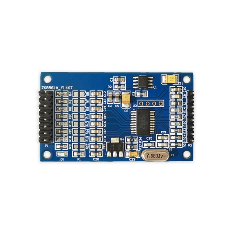 ADS1256 Módulo de anuncio Adc de 24 bits y 8 canales Módulo de tarjeta de adquisición de datos de adquisición multifunción Adc de alta precisión-ABFB