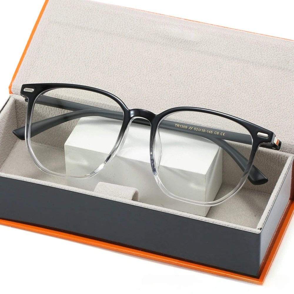 

2025 Large Frame Myopia Glasses - Ultra-Light High Quality Optical Frames, Fashion Trend Slim Face Unisex High Degree Compatible