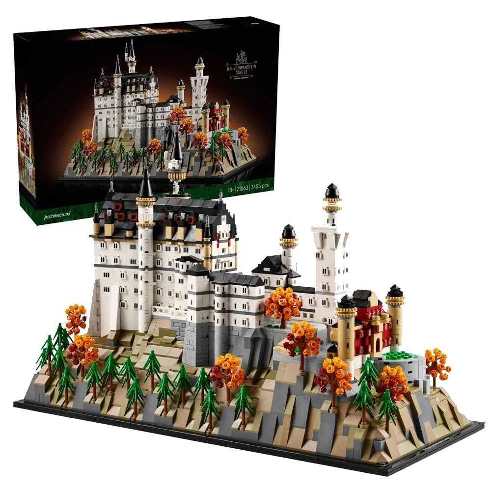 

3455PCS Creative Neuschwanstein Castle Architecture Building Blocks Land Mark Assemble Bricks Toy Gift For Adult Children