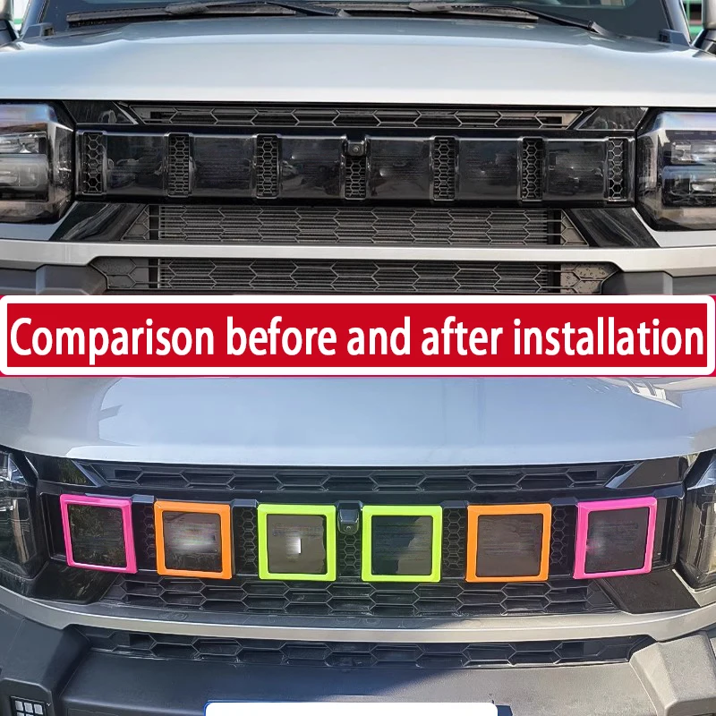 For Chery JETOUR T2 iDM Front Grille Trim in 3 Colors Car Styling Exterior Accessories Alphabet Electroplating Strip