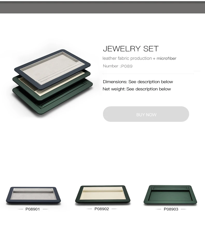 Oirlv Schmucktablett, Premium-Organizer für Ringe, Ohrringe und Armbänder, elegantes weiches Futter, perfekt für die Präsentation und Aufbewahrung von Schmuck – Detail 4