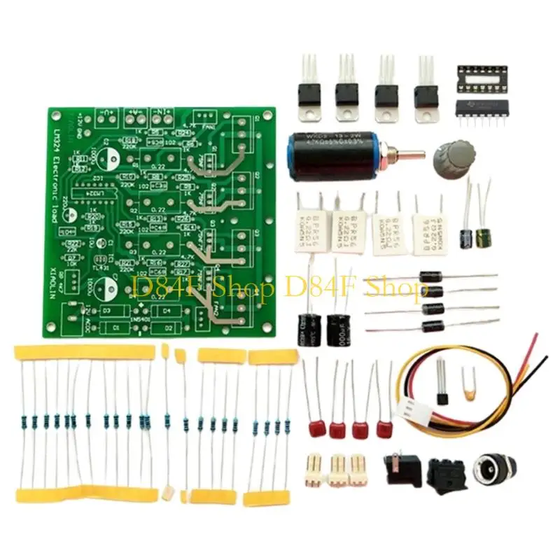 

D84F 150W 10A Constant Current Electronic Load Tester Battery Discharge Capacity Test Discharge Test DIY Kits Accessories